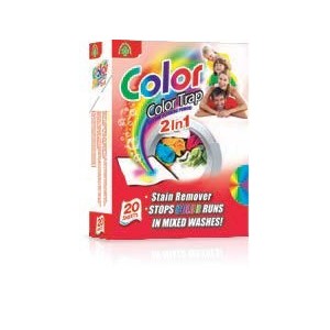 Кърпички Color Trap 2 in 1 – против оцветяване на пране и за отстраняване на петна - 20 броя
