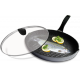 STONELINE Барбекю-тиган XXL за шницели и риба, със стъклен капак
