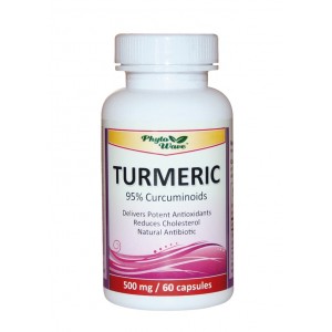 Куркума 500 mg, антиоксидант, подпомага сърдечно-съдовата система 