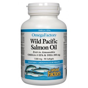 Дива тихоокеанска сьомга масло 1300 mg, за профилактика на сърдечно–съдовата система 