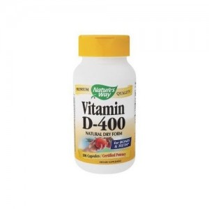 Витамин D-400 IU, за нормална костна минерализация