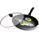 STONELINE Тиган XXL за шницели и риба със стъклен капак (35 х 24 см)